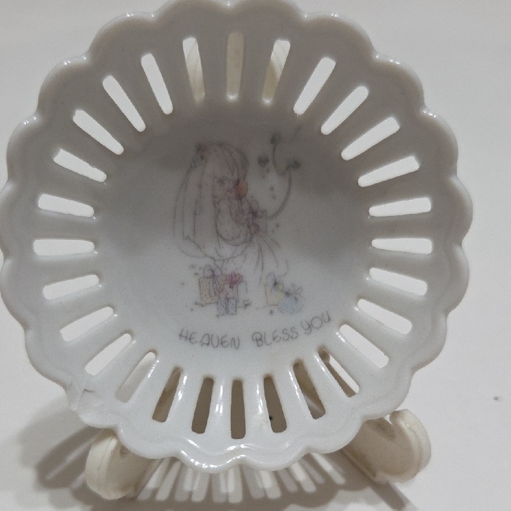 Precious Moments White Decorative Plate